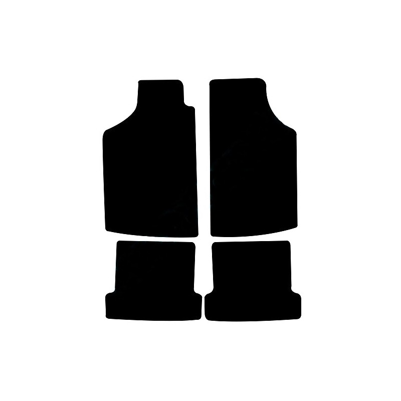 set de 4 tapis noirs pour Golf 1 berline