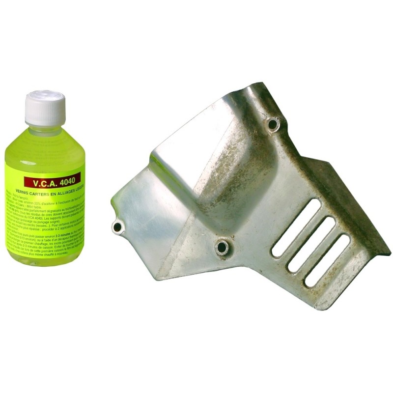 vernis pour aluminium : carters moteurs, Robris, baguettes… RESTOM®Alufilm 4040 (250ml)