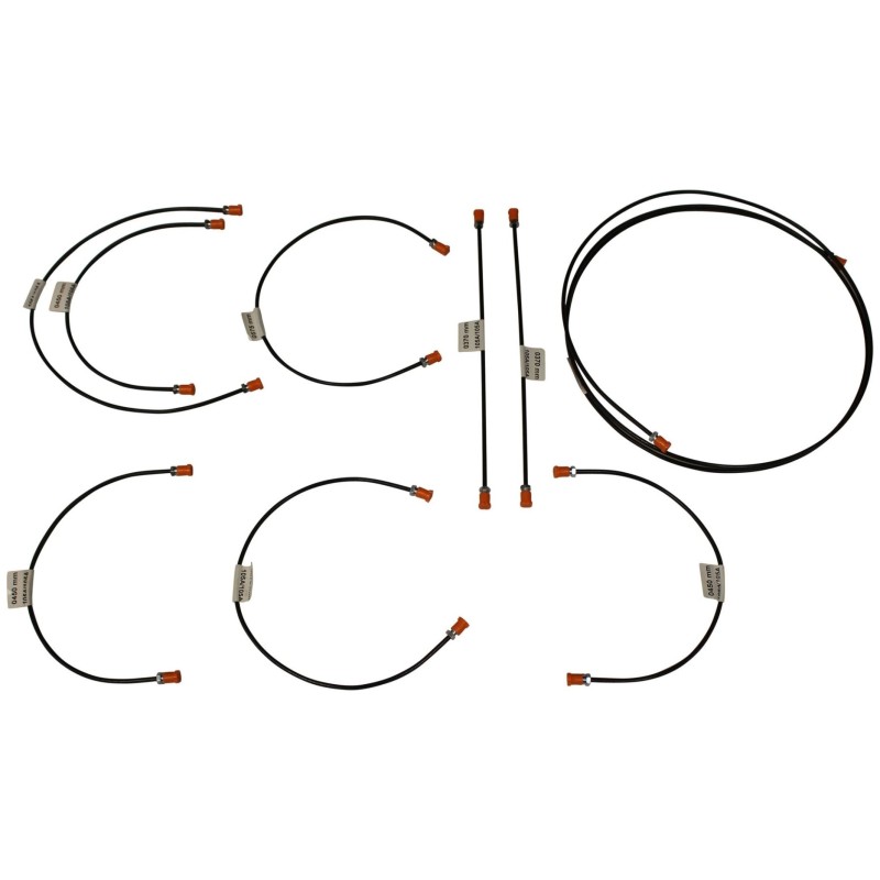 kit tuyaux rigides de frein T2 8/69-7/70