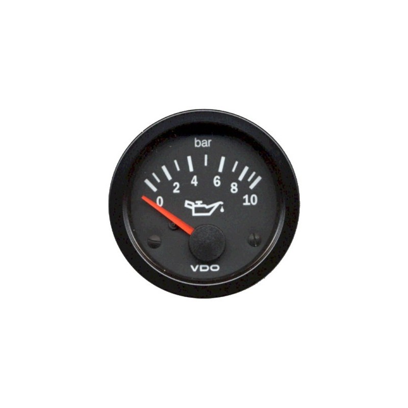 manomètre de pression d'huile 0-10 bars diam 52mm VDO