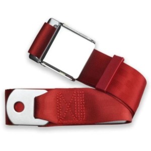 ceinture style WOB 2 points gauche ou droite rouge vif