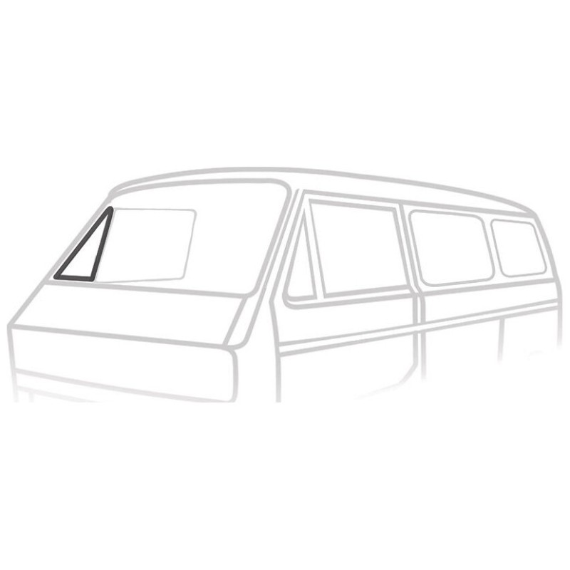 joint pour déflecteur pivotant droit sans jonc chromé