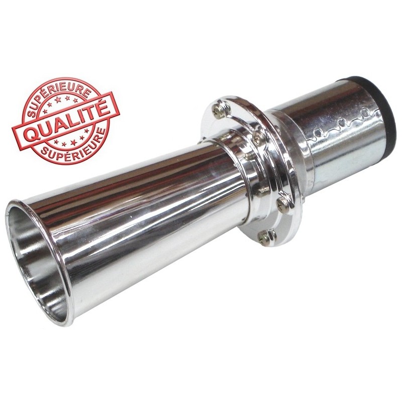 klaxon 12 Volts « vieux tacot » chromé remplace la ref 82933