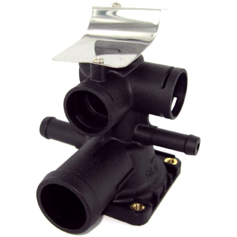 bas de coiffe de thermostat avec sortie pour échangeur 2.1