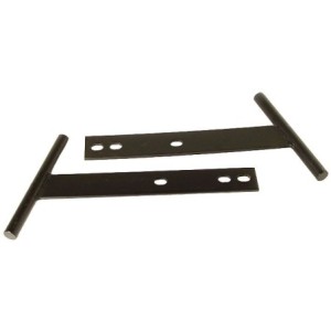 set de 2 T-barres noirs avant ou arrière  (non-homologués) 1...