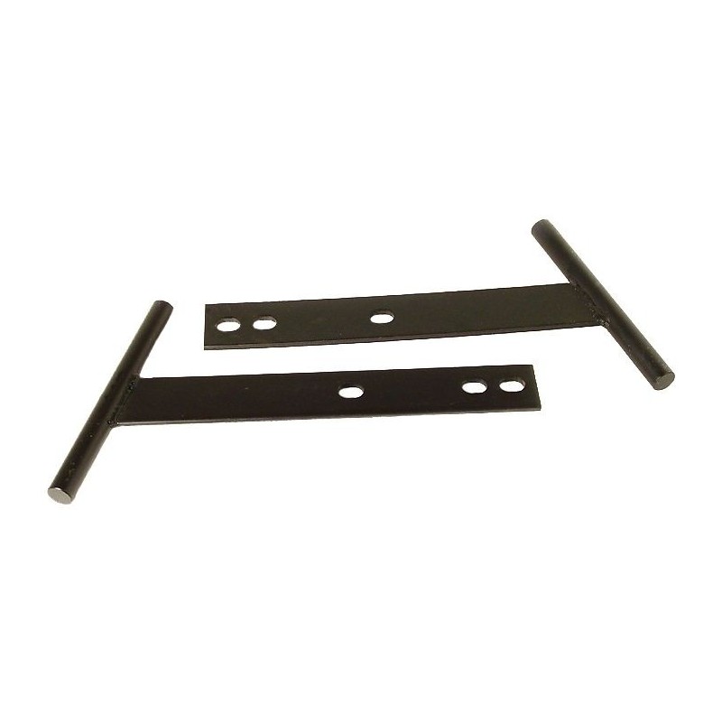 set de 2 T-barres noirs avant ou arrière  (non-homologués) 1...