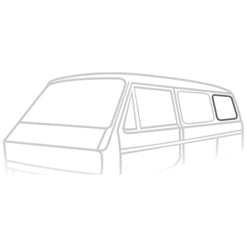 joint vitre latérale arrière g ou d pour jonc chromé