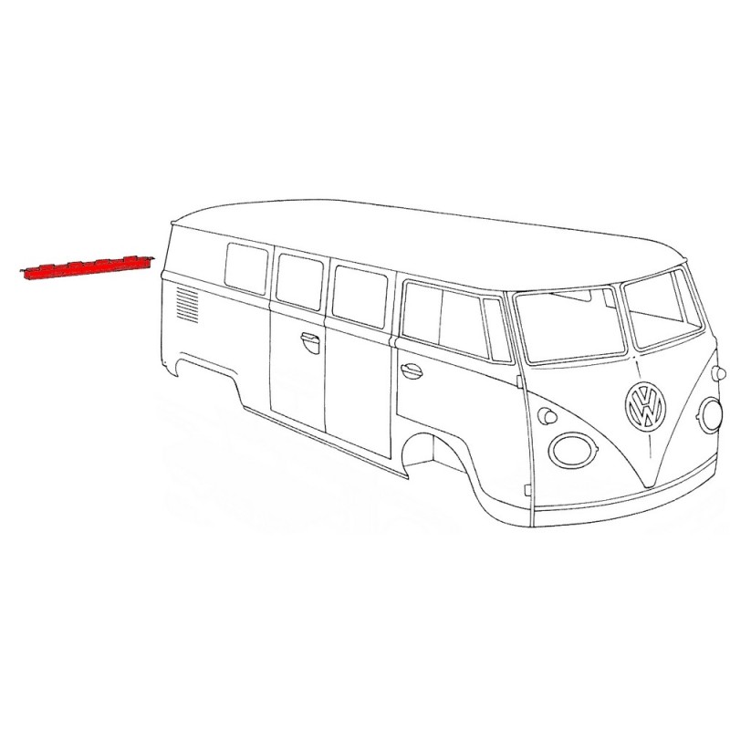 traverse entre hayon et capot moteur 55-63