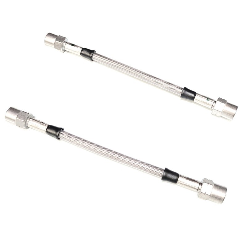 set de 2 flexibles de freins arrières intermédiaires renforcés GOODRIDGE pour Golf 1 avec disques arrière