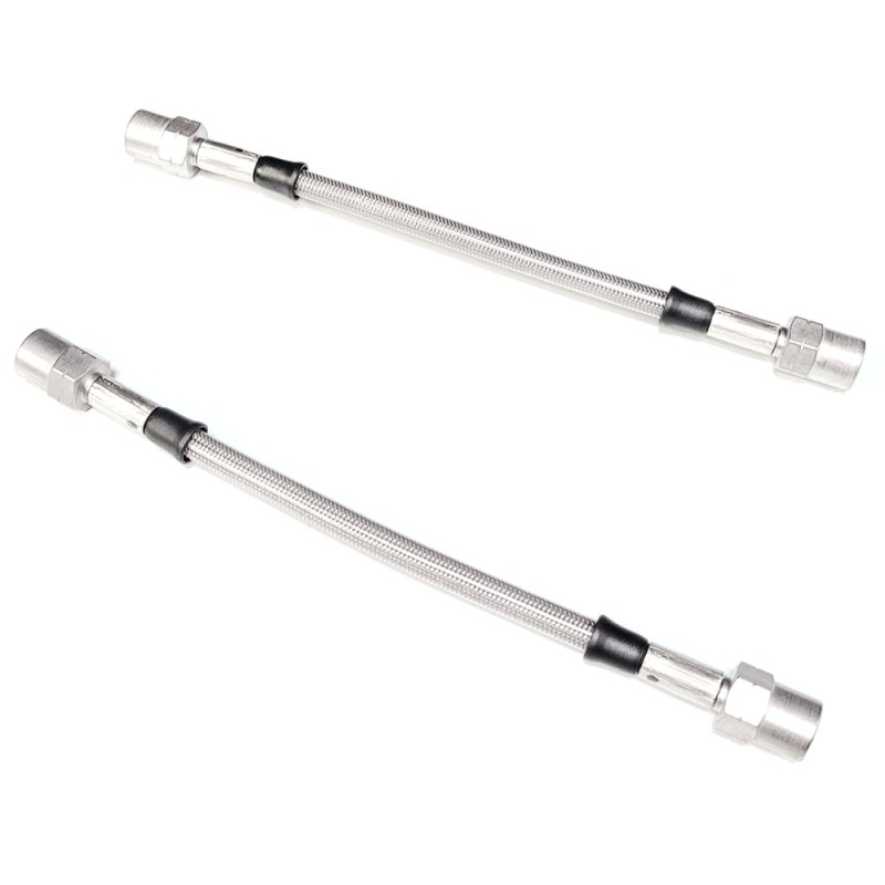 set de 2 flexibles de freins arrières renforcés GOODRIDGE pour Golf 1 avec tambours ou disques arrière