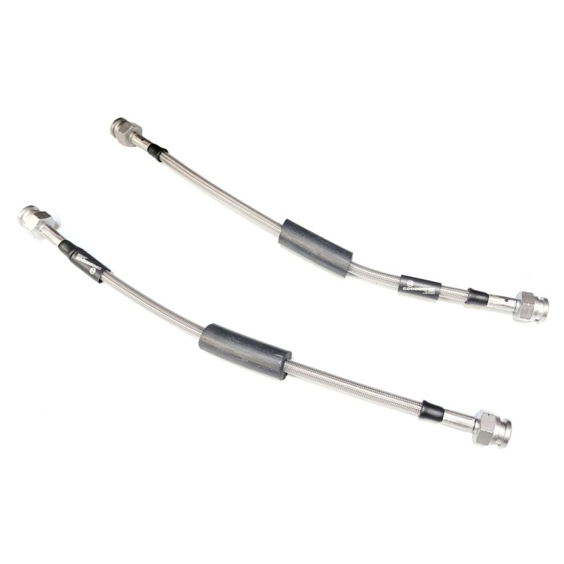 set de 2 flexibles de frein avant renforcés GOODRIDGE pour T2 71- (à disques)