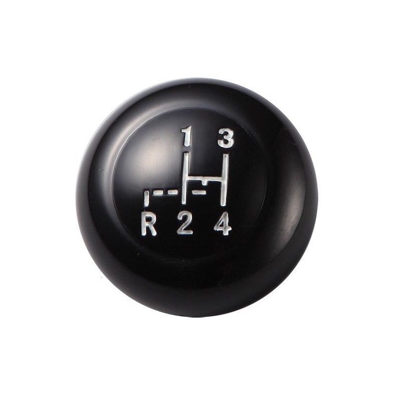 pommeau de levier de vitesse Vintage Speed noir diamètre 7mm