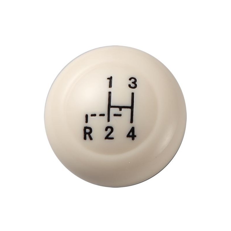 pommeau de levier de vitesse Vintage Speed ivoire diamètre 10mm
