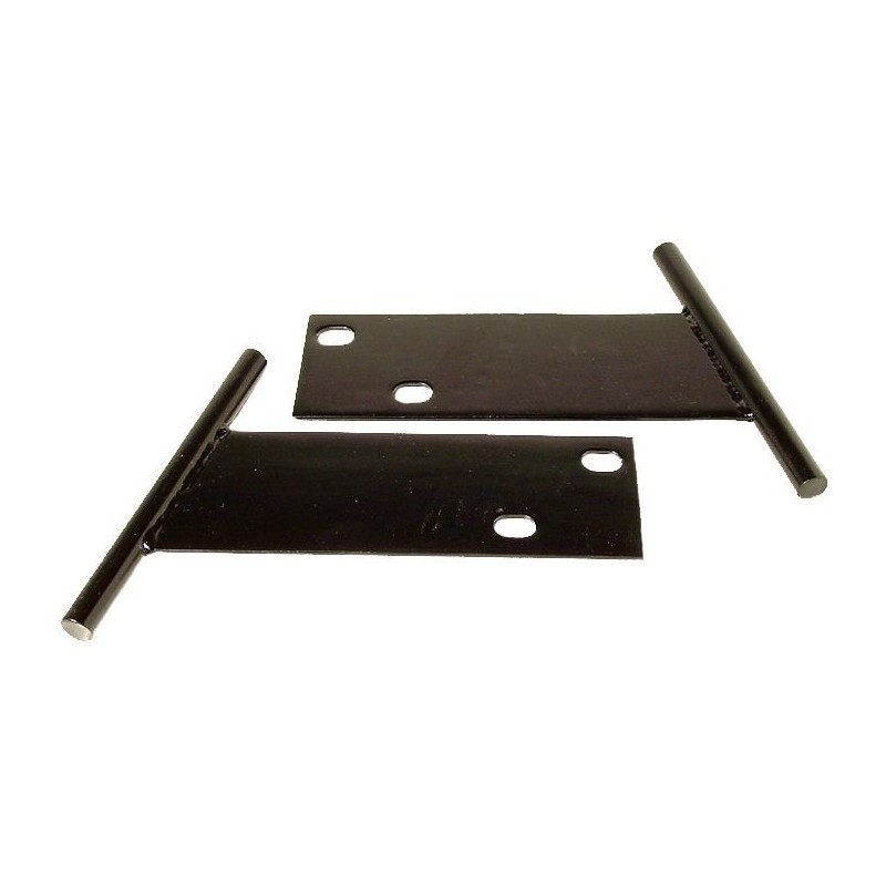 set de 2 T-barres noirs avant ou arrière  (non-homologués) 1...