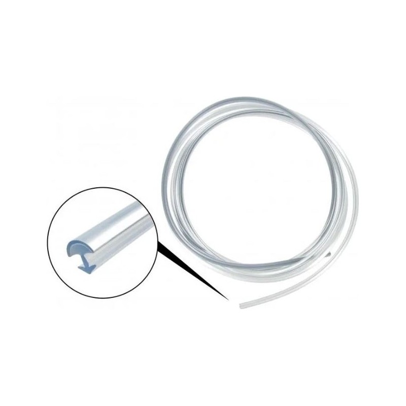moulure chromée plastique pour joint vitre origine en rouleau de 10 mètres
