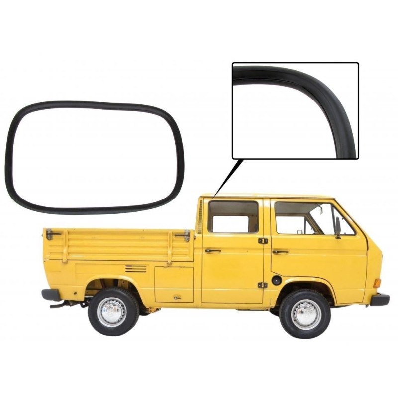 joint vitre latérale arrière g ou d de pick-up double cabine