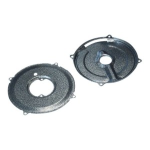 kit 3 tôles derrière dynamo ou alternateur en époxy aspect martellé gris