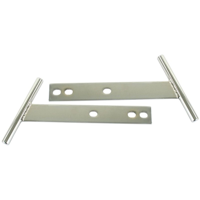 set de 2 T-barres chromés avant ou arrière  (non-homologués)...