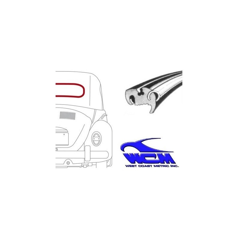 joint de lunette arrière pour moulure métallique 64-7/75 WCM