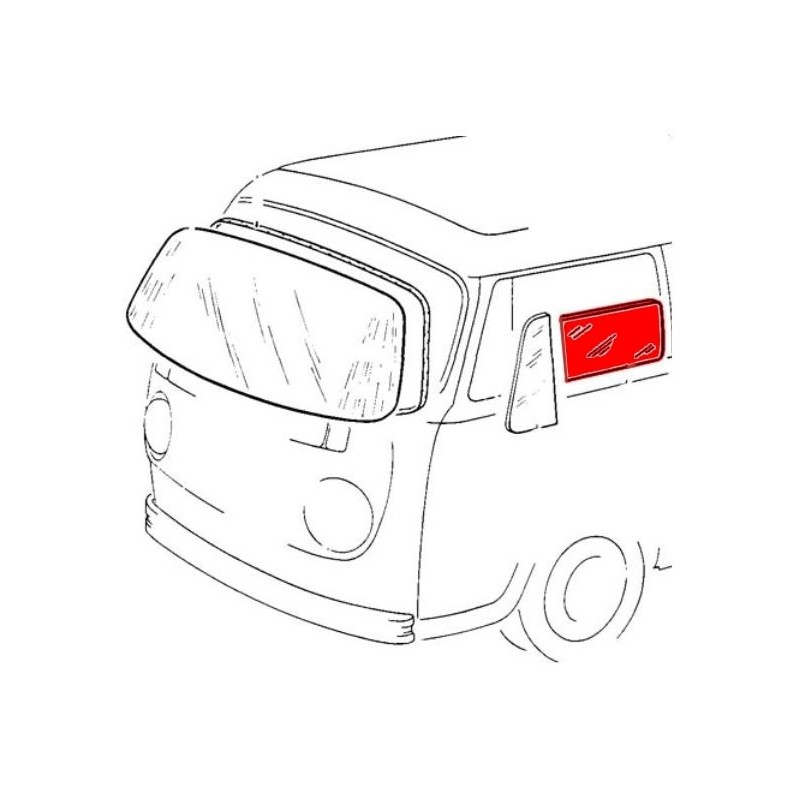 vitre de porte gauche