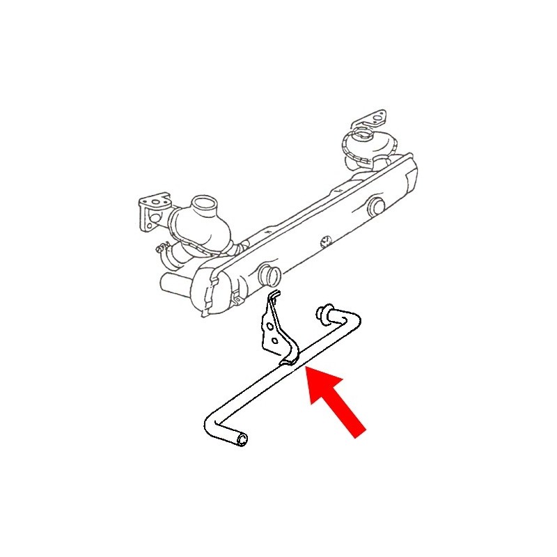 sortie d’échappement 1 pièce pour réf 02163 (8/73-)