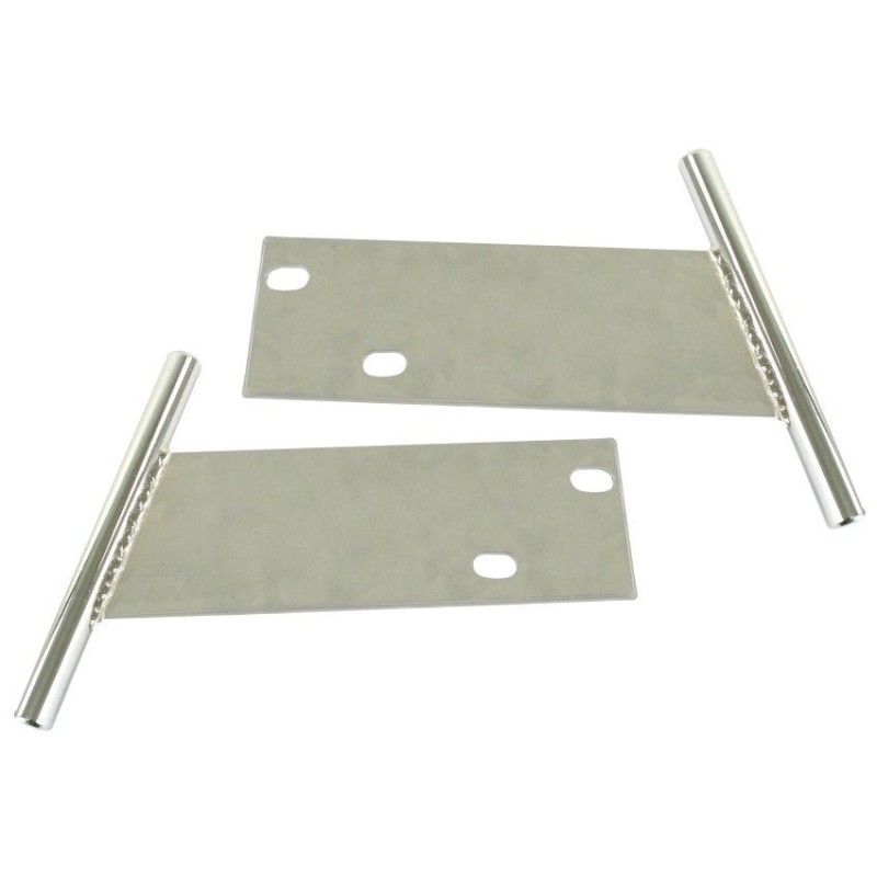 set de 2 T-barres chromés avant ou arrière  (non-homologués)...