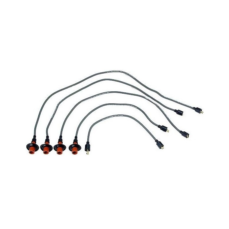 faisceau de fils de bougies gris en silicone 7mm pour Type 3