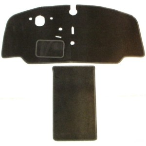 set de 2 tapis avant noir...