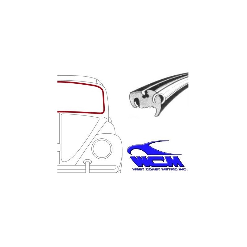 joint de pare brise pour moulure métallique 58-64 WCM