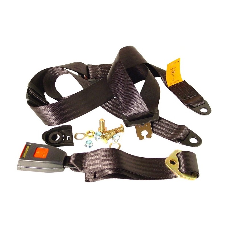 ceinture sécurité arrière noire manuelle (3 points d’attache) vendu...