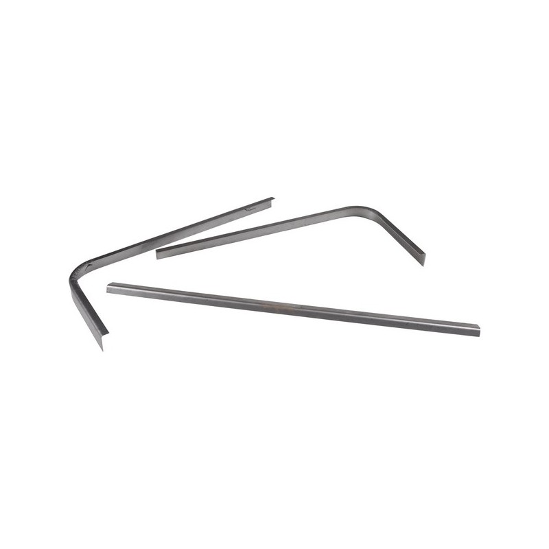 set de 3 tôles de réparation de bas de vitre centrale latérale de T25