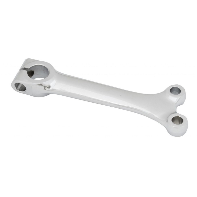 bras de commande chromé de boitier de direction pour train à rotules 66-68 sans butée