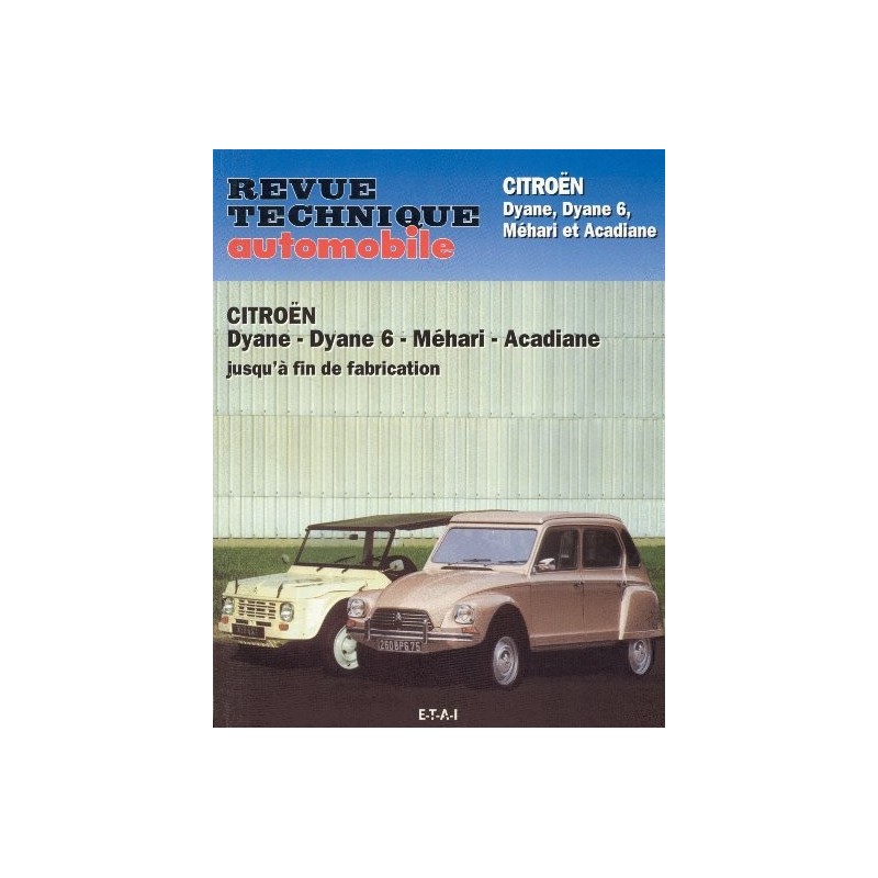 revue technique automobile DYANE-MEHARI