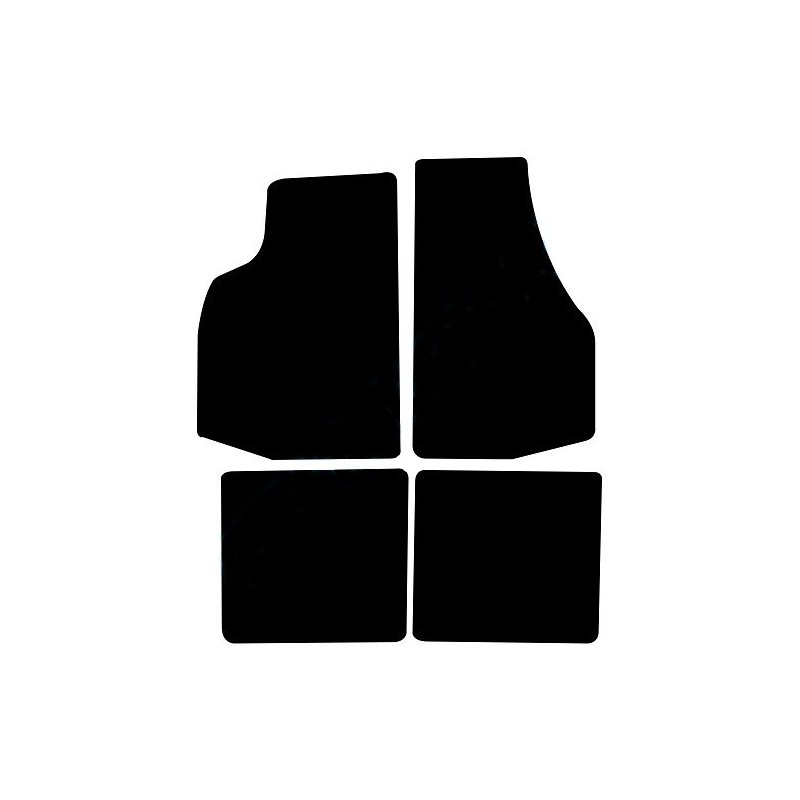 set de 4 tapis noirs pour Golf 1 cabriolet