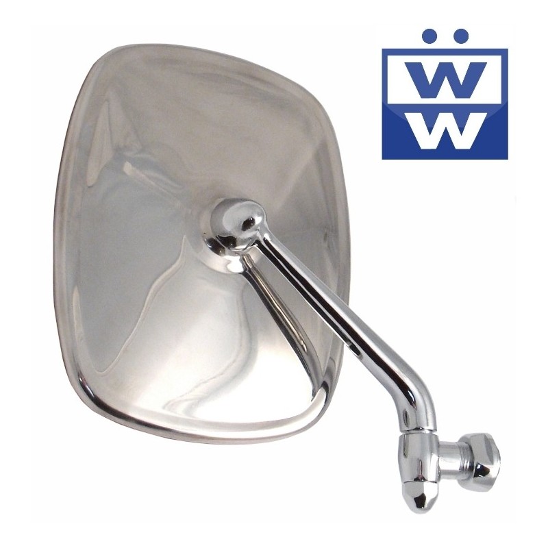rétroviseur extérieur en inox poli d  8/67-4/79 Wolfsburg West