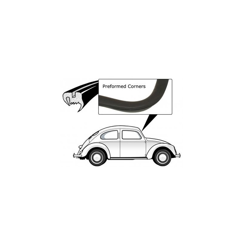 joint de pare-brise standard préformé 46-52  qualité allemande