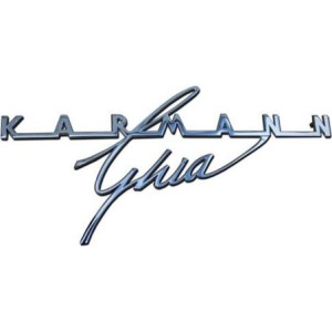 sigle «karmann ghia» de capot arrière 64-74