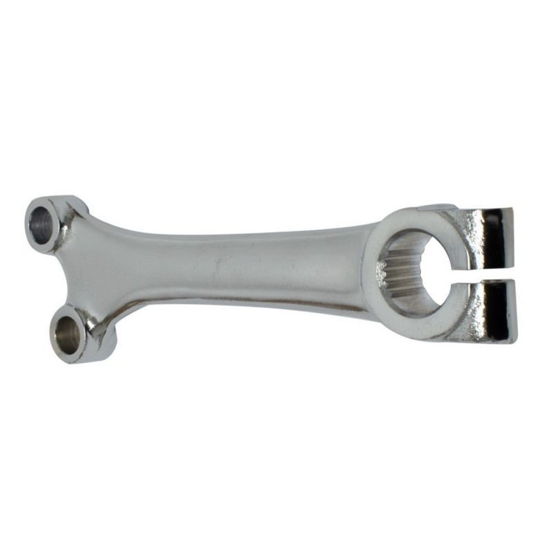 bras de commande chromé de boitier de direction pour train à rotules 69-77