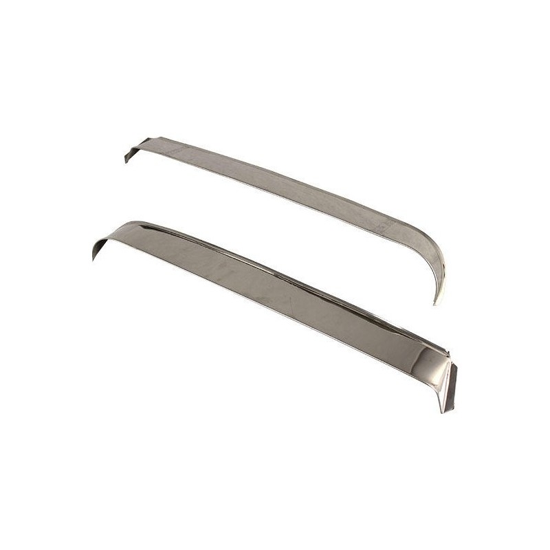 set de 2 déflecteurs d’air chromés pour vitre de porte avant...
