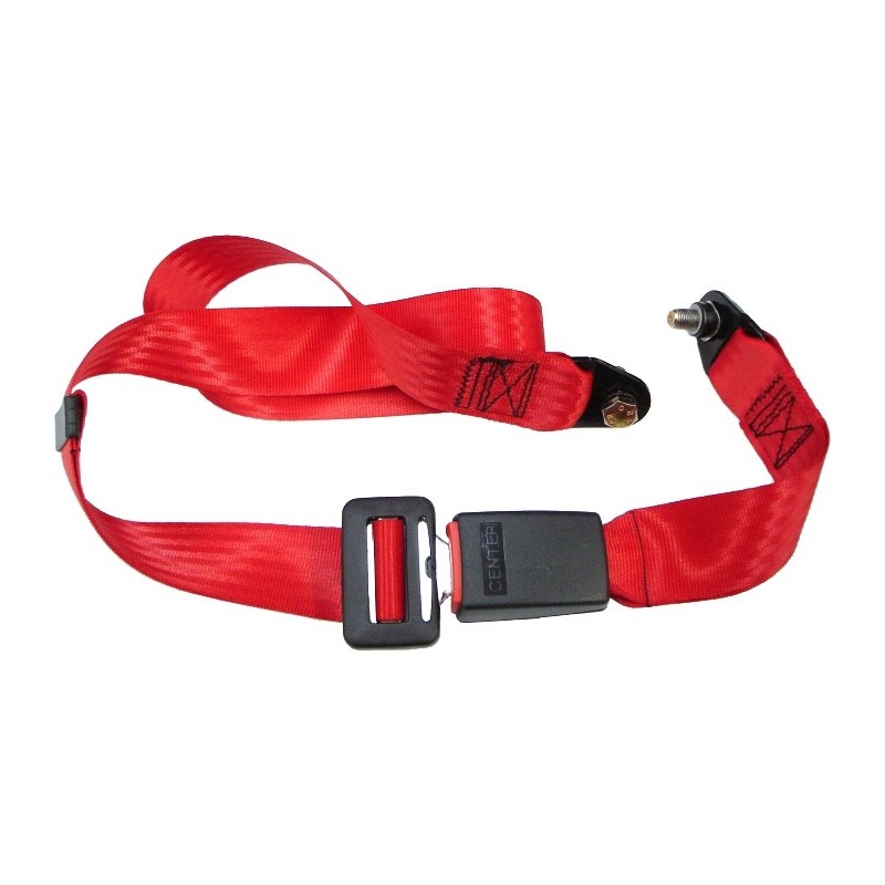 ceinture sécurité arrière rouge manuelle...