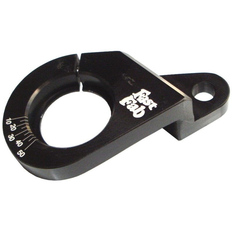 bride de fixation d'allumeur graduée anodisé noir FAST FAB