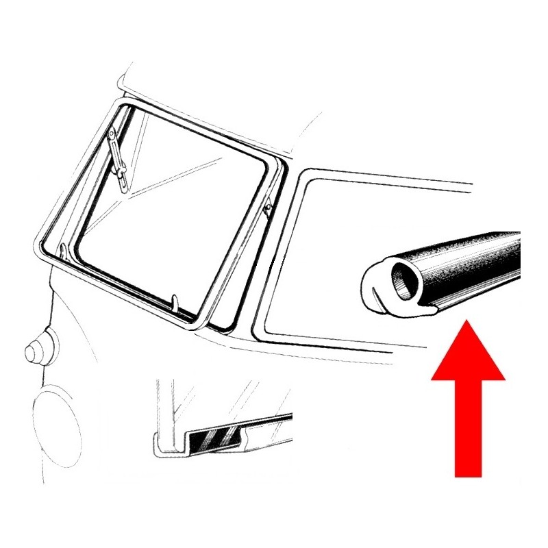 set de 2 joints d’étanchéité de vitre safari 50-67 marque WC...