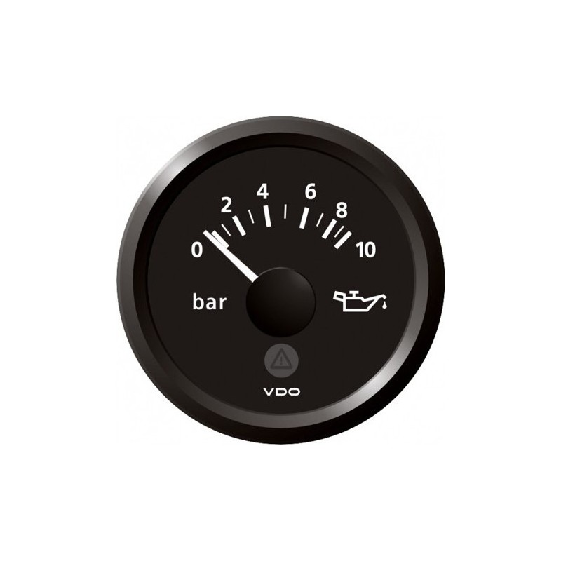 pression d’huile 0-10 bars fond noir Personnalisable, vend...