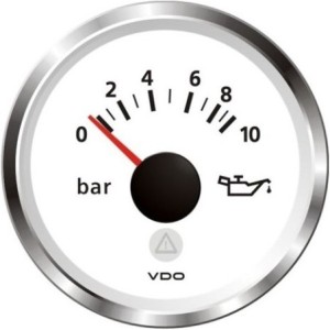 pression d'huile 0-10 bars...