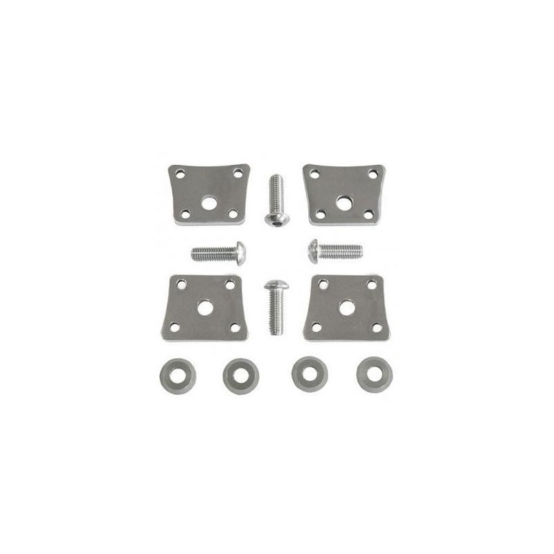 kit de fixation de réservoir à essence en inox poli Vintage Speed