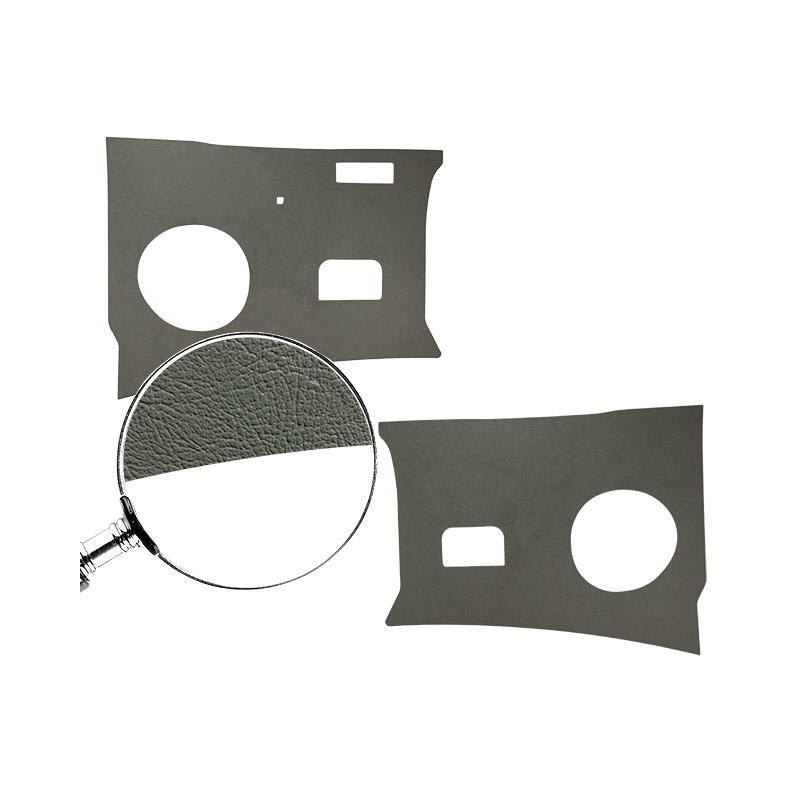 set de 2 panneaux en carton gris sous tableau de bord T2 64-67