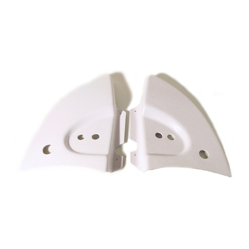 set de 2 caches armature blancs cabriolet 8/67-