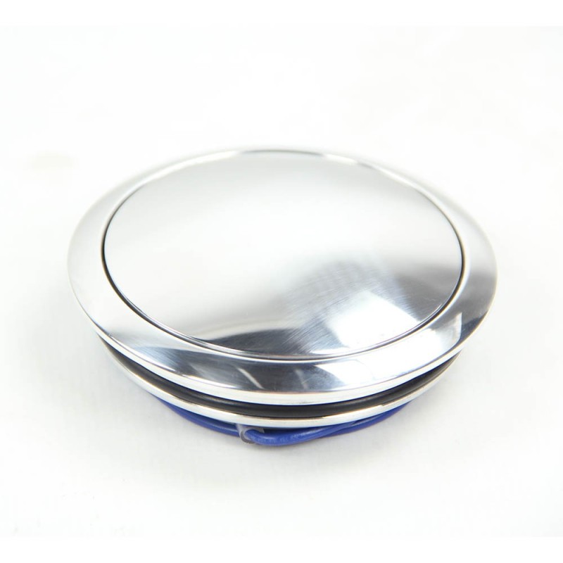 bouton de klaxon en aluminium pleine masse sans logo pour volant réf 07040