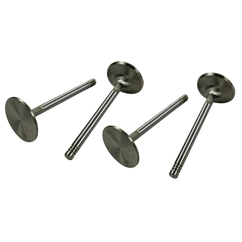 set de 4 soupapes 44mm INOX queue de 8 mm