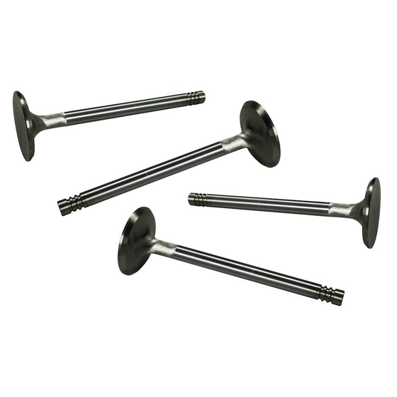 set de 4 soupapes 37,5mm INOX queue de 8 mm